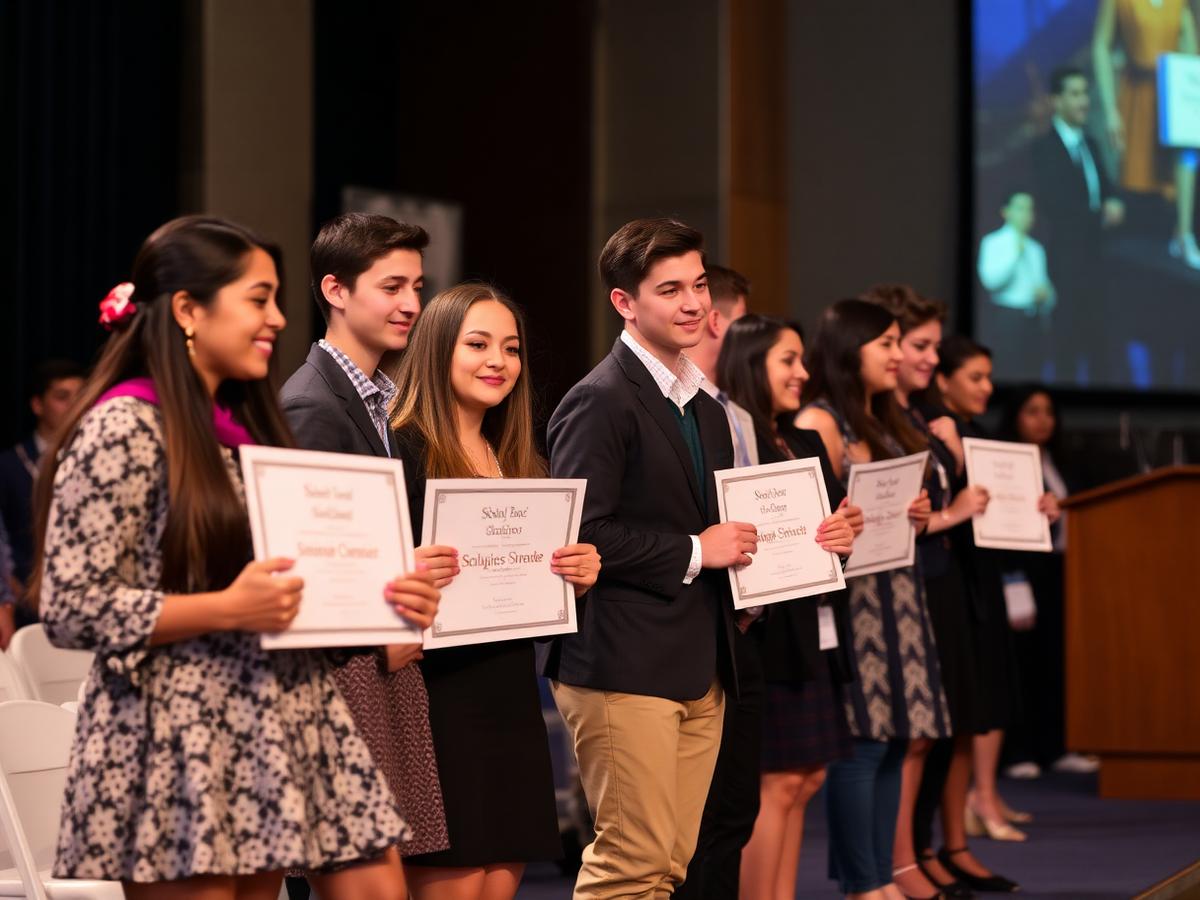 Scholarship award ceremony