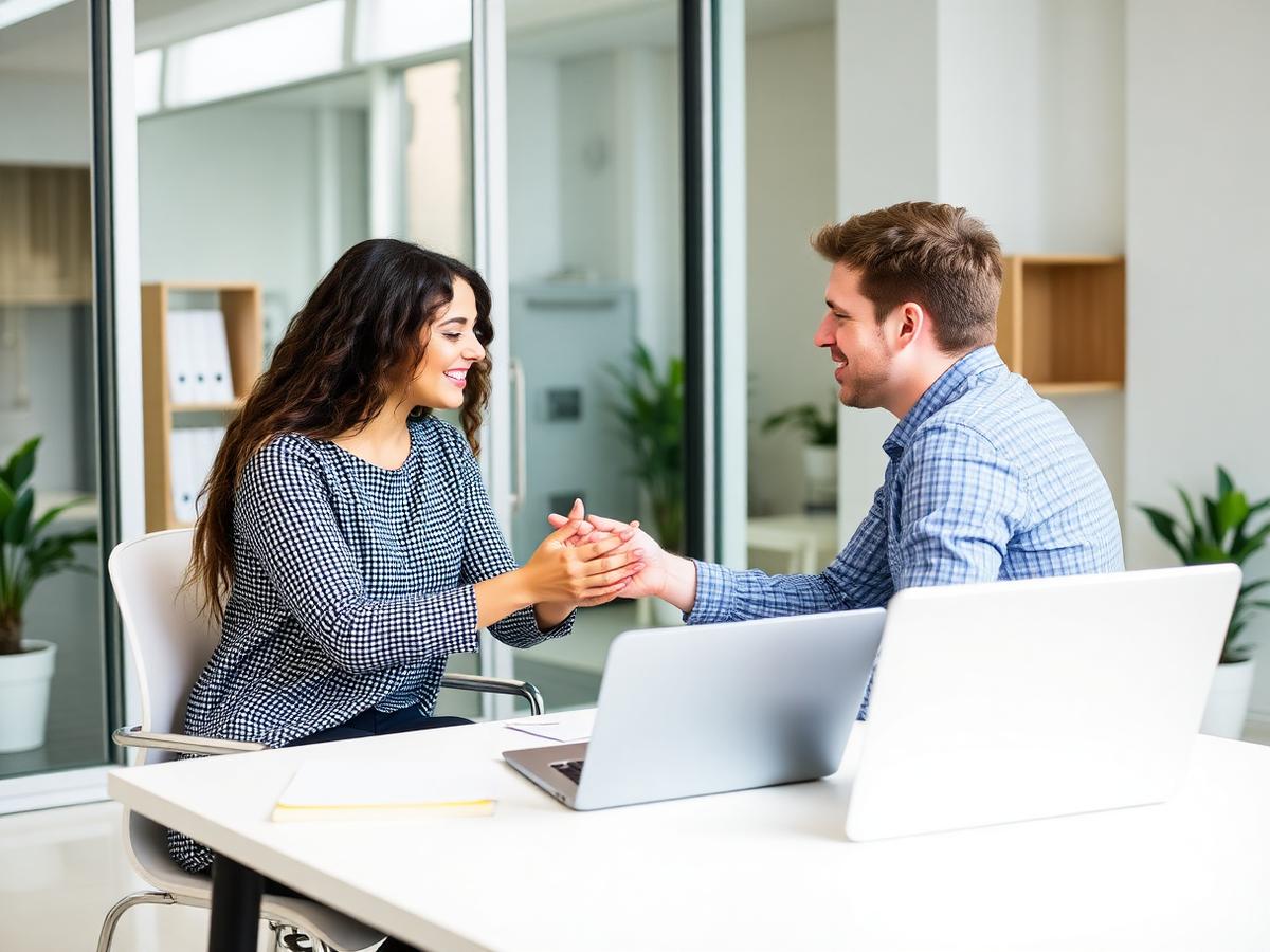One-to-one career counselling session